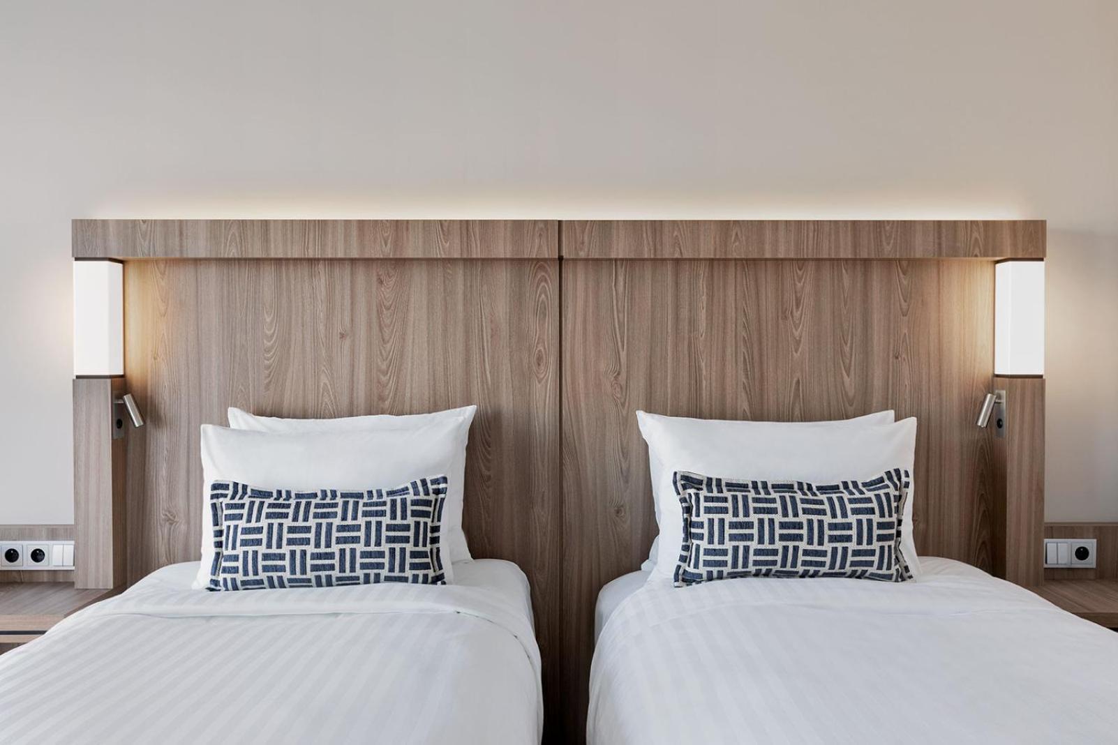 Guest Room 2 Twin or Single Beds Courtyard view