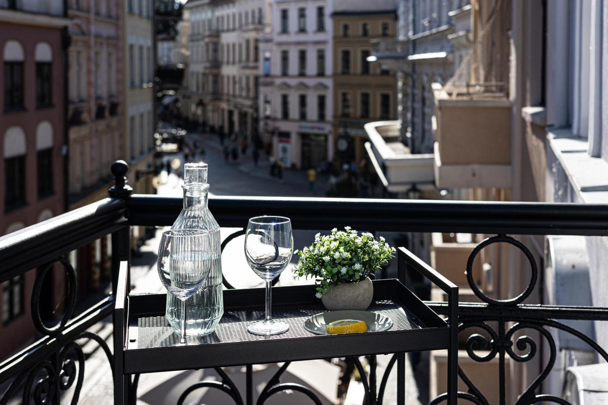 One-Bedroom Apartment Balcony