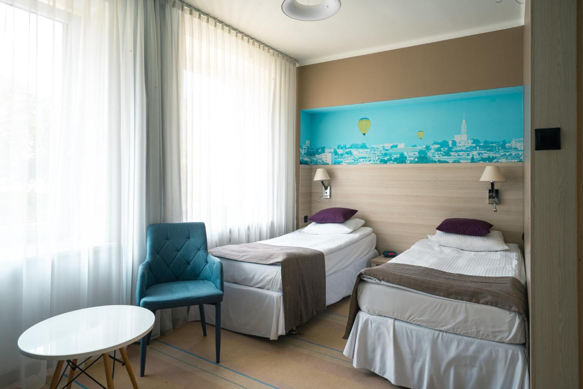 Standard twin room access to the wellness fitness area