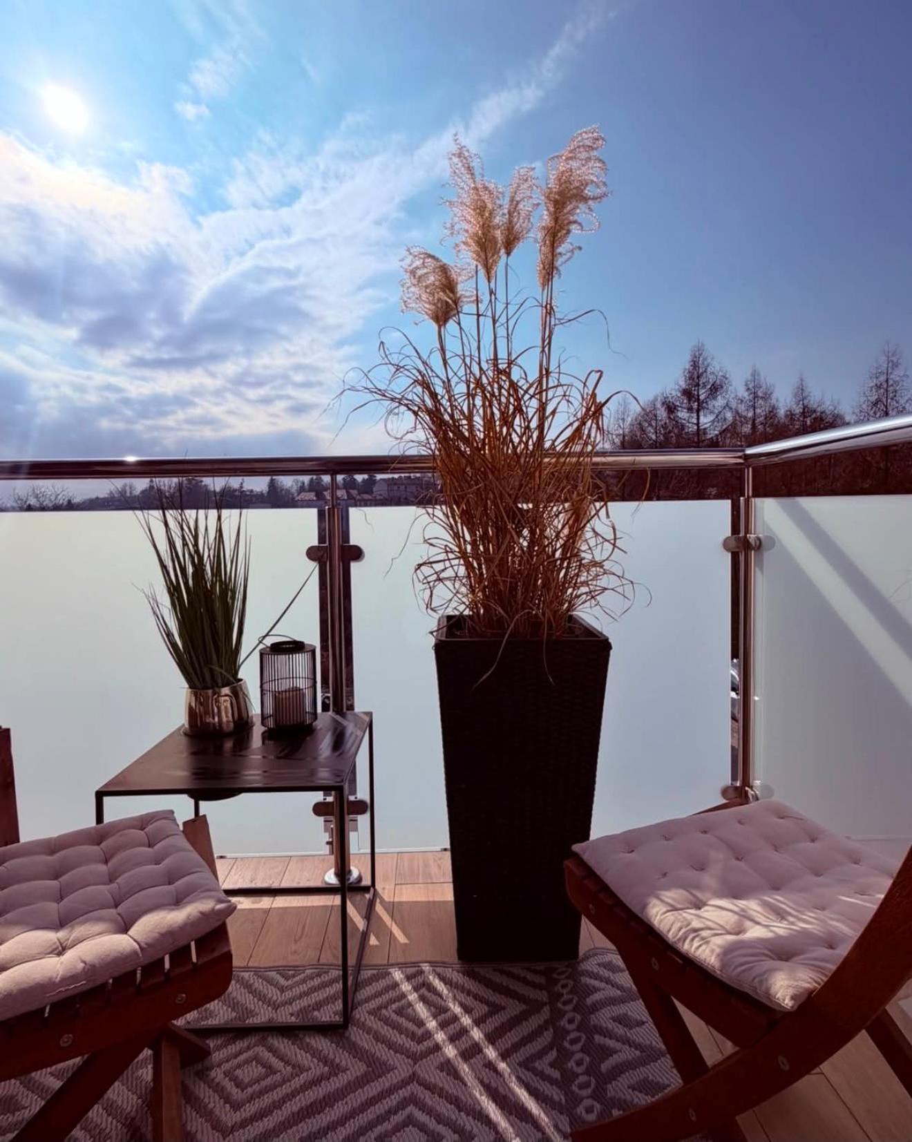 Studio Apartment Balcony
