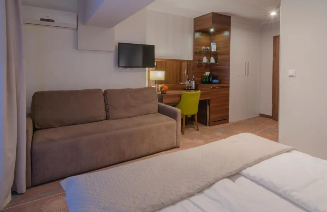 Holiday Home Aparthotel z balkonem przy plaży-1
