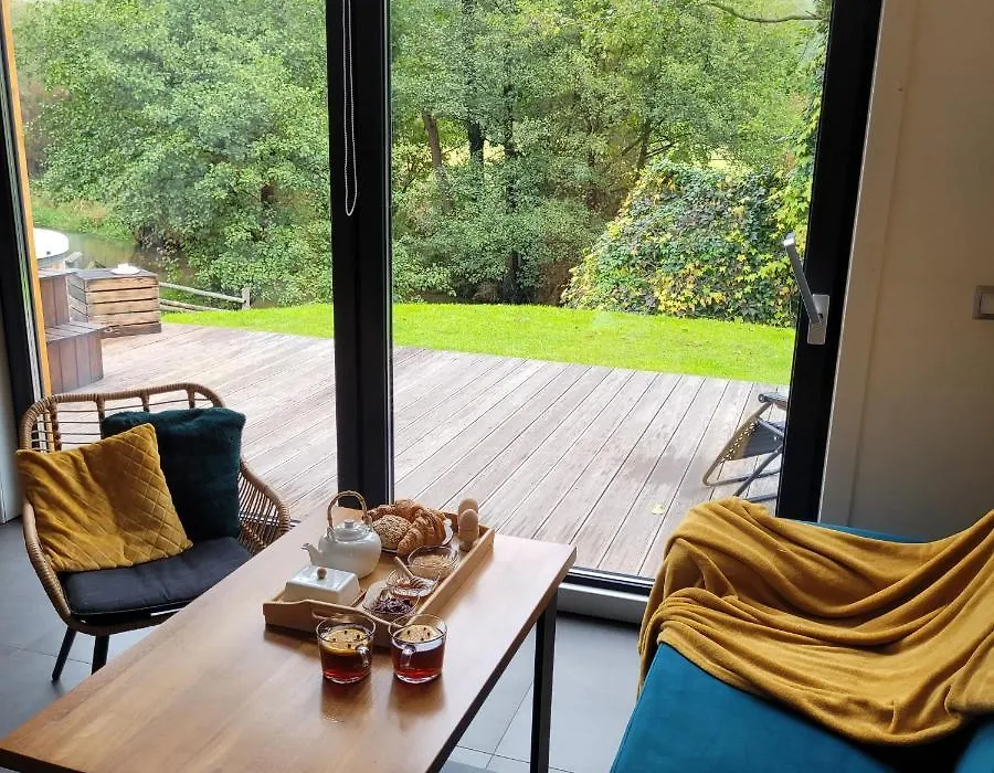 JASZCZURKA, domek nad rzeką, Zwierzyniec, Roztocze, Jacuzzi, Sauna-1