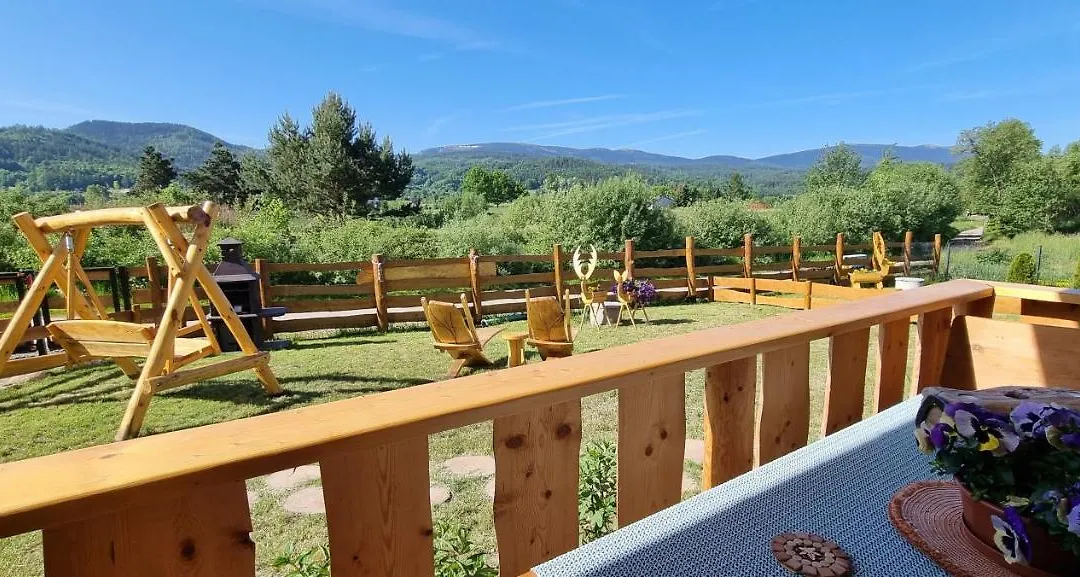Góralski Dom z pięknymi widokami na góry-1