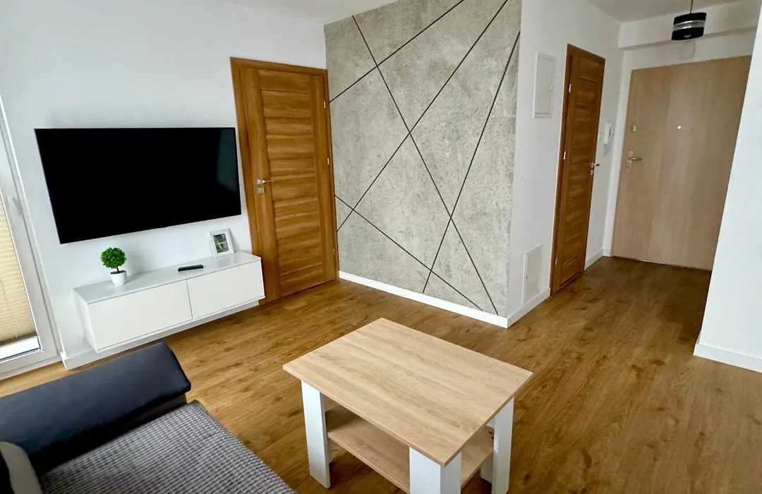 Jurajska Plaza - Nowoczesny apartament z osobną sypialnią, KLIMATYZACJA, Parking prywatny GRATIS - Kielce-1