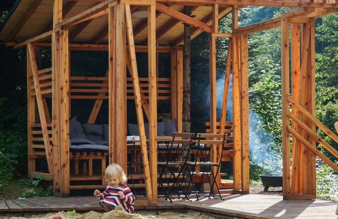 Novosiele Residence - nad górską rzeką - Leśne Spa sauna jacuzzi - Bieszczady-1