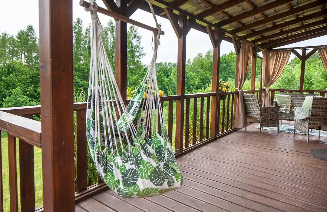 ZACISZE ,,Jastrząb domek na Kaszubach z balią z jacuzzi w cenie na wyłączność-1