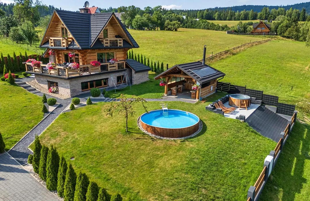Domek w górach DeLuxe sauna,jacuzzi,basen,hot tub-Nowy Targ blisko Białka ,Zakopane-1
