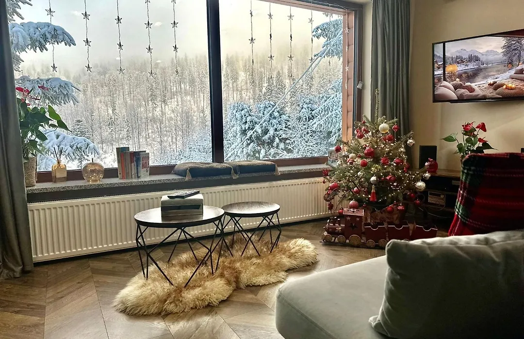 Apartament widokowy z balią jacuzzi i sauną na wyłączność - Sikorówka - Dobre Miejsce-1