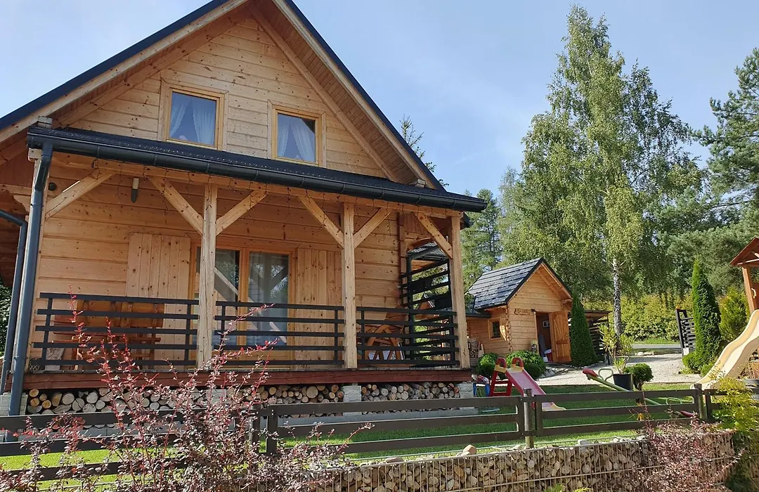 Borowikowe Zacisze drewniane domy z dostępem do sauny-1