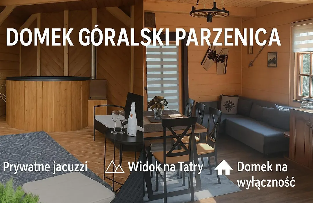 Domek Góralski Parzenica Jacuzzi zewnętrzne, Grill, Parking-1