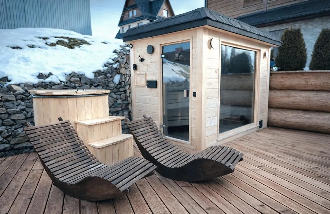 Domek Góralski Niedźwiedzia Gawra&Sauna, Balia by RentiloPL-1