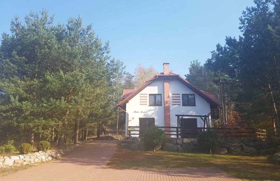 Agro Breza dom z kominkiem 80 metrów od jeziora - sauna, balia ogrodowa-1