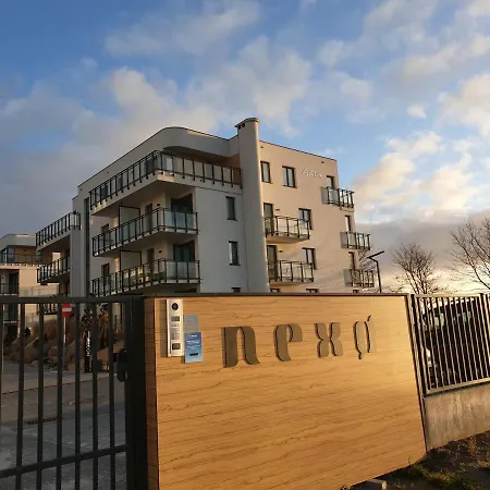 Apartament Złoty relaks tuż przy plaży z balkonem z widokiem na Hel i hamakami-2
