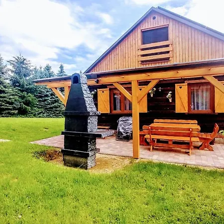 Sielanówek - Orzechowa Chatka z sauną wanną termalną jacuzzi-3