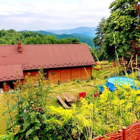 Chata z bali -domek w górach ,,Filipkowy Raj- Limanowa Nowy Sącz Beskidy Kraków-3
