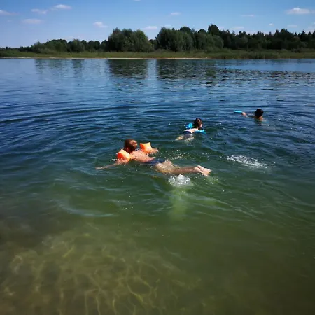 domki nad jeziorem, las, do 10 osób jezioro Wilczyńskie Budzisławskie - domek letniskowy osobno ogrodzony, ogrzewany mile widziane pieski, zwierzeta- wielkopolska, 62-550 Zygmuntowo gm Wilczyn-3