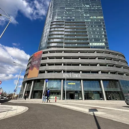 Apartament White Sky 20 Hanza Tower- Free Parking-2
