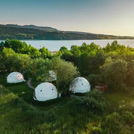 Glamping Biała Czapla z balią nad jeziorem czorsztyńskim-2