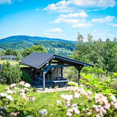 Domek w górach - Prywatne Jacuzzi, Sauna, Grota Solna - PANORAMA CHEŁM SKI&SPA-3