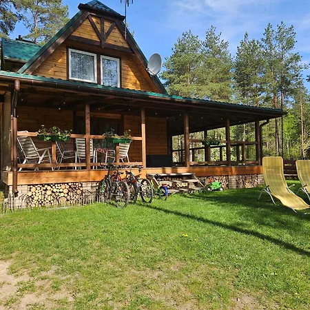 Ferienhaus BASTEK1 am See mit Kamin&WLAN - Domek Letniskowy BASTEK-2