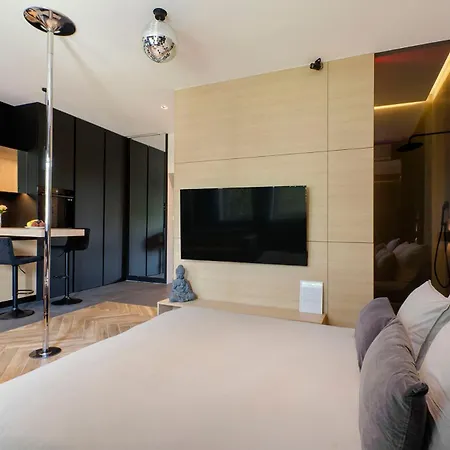 Lupoapartments Z Jacuzzi Pole Dance Leczycka 29 Klimatyzacja Parking Dostep Na Kod-2