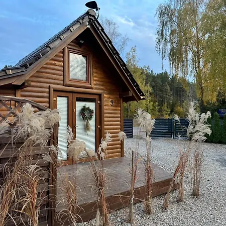 Karmelowe Domki Kaszuby, Z Jacuzzi Na Tarasie Z Widokiem Na Jezioro-3