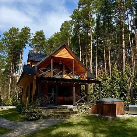 Domek w lesie nad zalewem-2