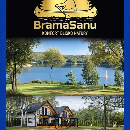 Brama Sanu - z prywatną linią brzegową Jeziora Solińskiego - pomosty - pontony - basen sezonowy-2