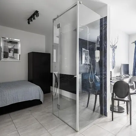 ADLER HOUSE- Nowoczesny apartament GLAMOUR z prysznicem pośrodku-3