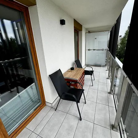 DeLux Nowoczesny Apartament z osobną sypialnią - Klimatyzacja - Parking w cenie - Taras z pięknym widokiem-3
