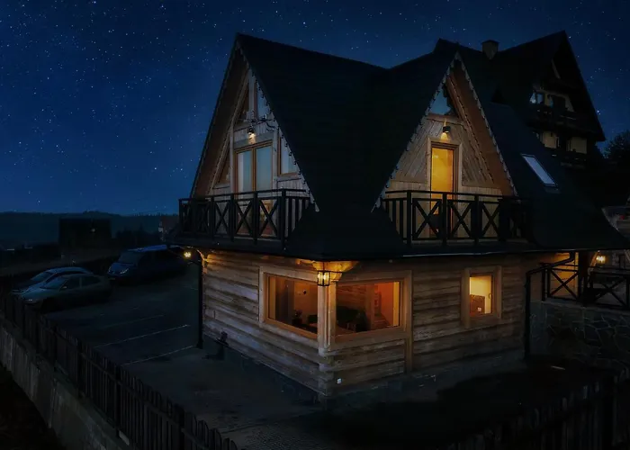 DOMEK W UBOCY z widokiem na Giewont Jacuzzi i Sauna w ofercie dodatkowo płatnej