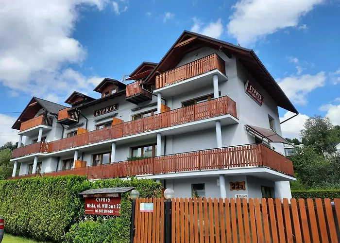 Willa Cyprys - pokoje i apartamenty z aneksami - Centrum