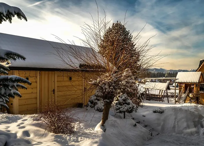 DOMEK W UBOCY z widokiem na Giewont Jacuzzi i Sauna w ofercie dodatkowo płatnej