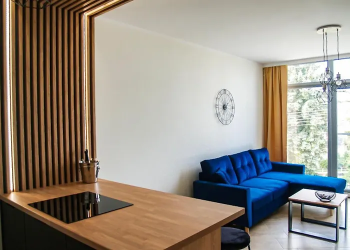 Nowoczesny Apartament z widokiem na jezioro Charzykowy, Polska