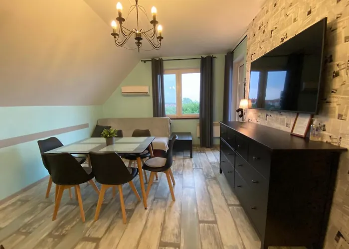 FAMILIJNY KRYNICA MORSKA - 10 Osób 2 Poziomy 2 Łazienki Kuchnia