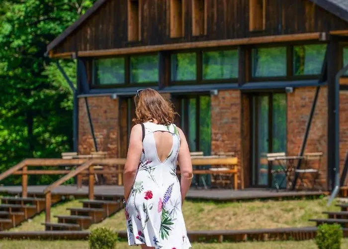 Novosiele Lifestyle Apartments - nad górską rzeką - Strefa relaksu sauna jacuzzi - Bieszczady