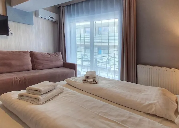 Holiday Home Aparthotel z balkonem przy plaży