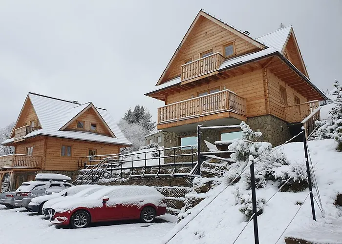 Komfortowe domy Osada Jaworki śniadania sauna grill basen