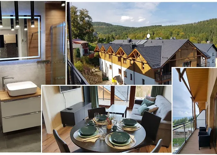 Karpatia Resort Krystallos Z Balkonem I Widokiem Na Góry