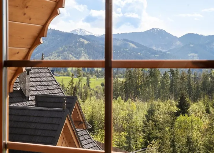 Mountain Base - Dwupoziomowy apartament Przy lesie II z prywatnym jacuzzi w Kościelisku Kościelisko, Polska