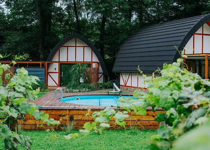 Sen i Wino, domki i apartament na winnicy ze strefą SPA