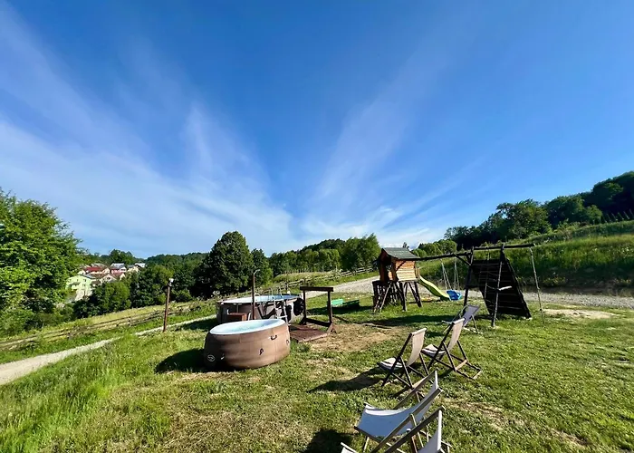 Glamping Bieszczady Z Jacuzzi I Basenem