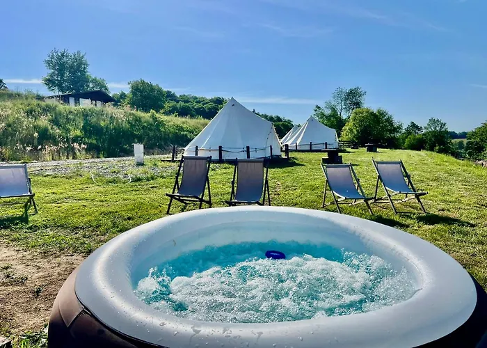 Glamping Bieszczady Z Jacuzzi I Basenem