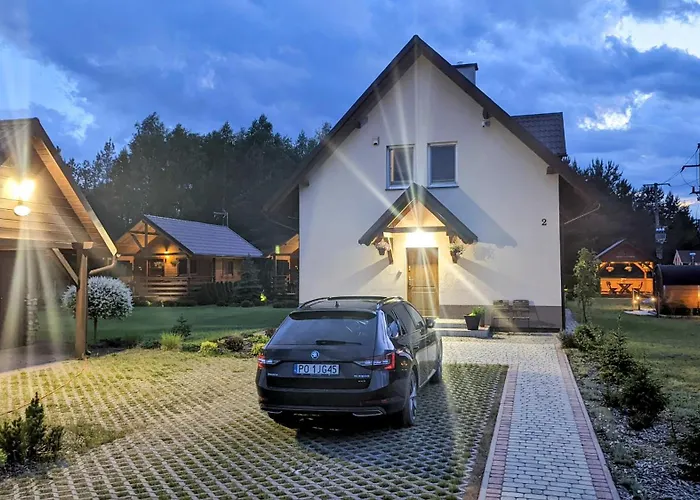 Letniskowe Bory Tucholskie - Klimatyzacja Wifi Sauna Jacuzzi