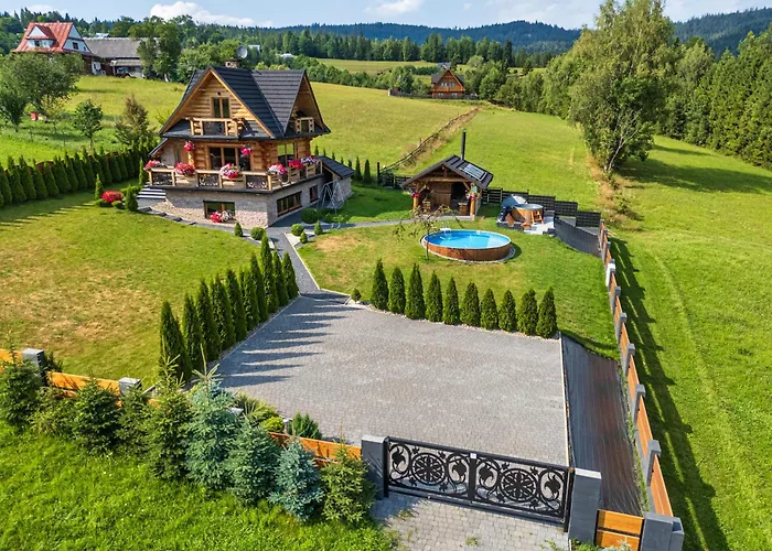 W Górach DeLuxe Sauna, jacuzzi, basen, hot Tub-Nowy Targ Blisko Białka, Zakopane
