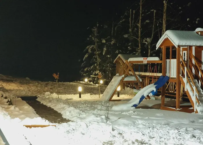 Dom Woda PRYWATNE JACUZZI ELEKTRYCZNE w cenie, Jezioro Solińskie, Dom Na Wzgórzu, rowery, sauna