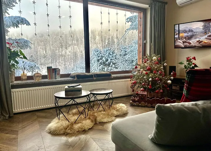 Widokowy Z Balią Jacuzzi I Sauną Na Wyłączność - Sikorówka - Dobre Miejsce