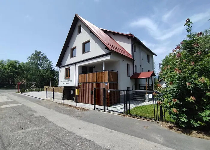 Apartamenty Wisła Krzywa 8, wanna z hydromasażem, basen zewnętrzny