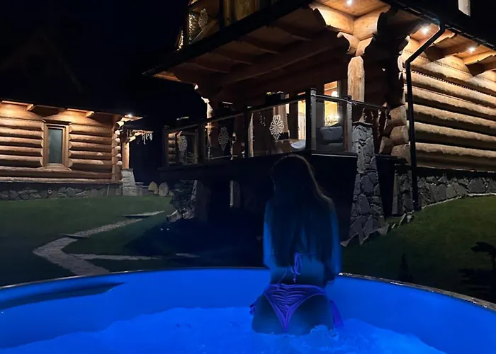 NA SKRAJU LASU domki z jacuzzi, balią ogrodową