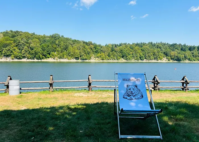 BIESZCZADZKI RAJ Komfortowe domy nad samym Jeziorem Solińskim - Sauna 608-280-713 Olchowiec , Polska